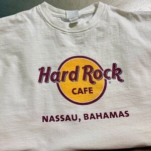 Classic Hard Rock Cafe "Heavy Tee" from Nassau, Bahamas.